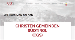 Desktop Screenshot of christengemeinden.it