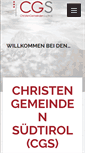 Mobile Screenshot of christengemeinden.it