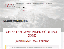 Tablet Screenshot of christengemeinden.it